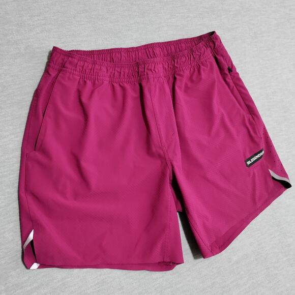 Legends Relay Linerless 7” Shorts Size XL Maroon Red Athletic Workout Drawstring - Picture 5 of 13